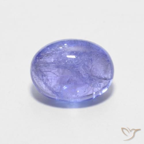1.84ct Naturel Violet Tanzanite, ovale, Transparent