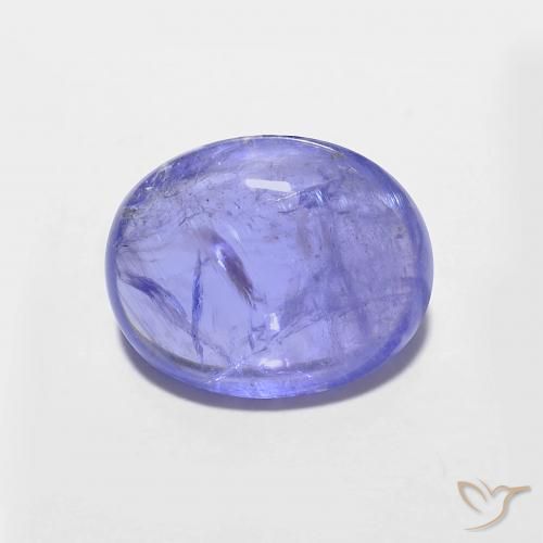 Tanzanite Bleu violet intense naturelle ovale, 3.01 ct, Transparent