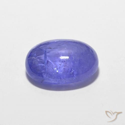 Tanzanite Bleu violet intense naturelle ovale, 3.01 ct, Transparent