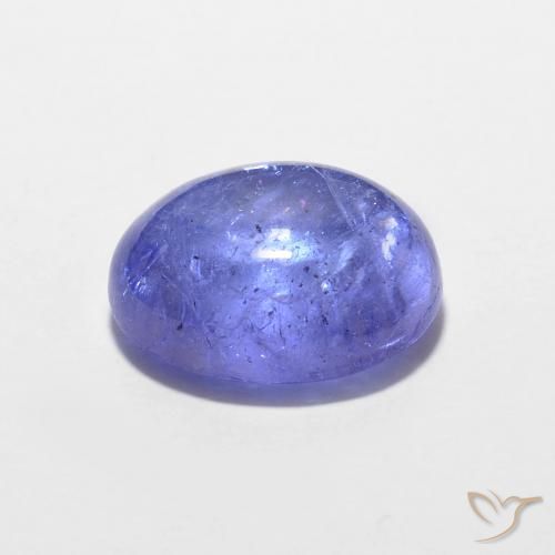 Tanzanite Bleu violet intense naturelle ovale, 3.42 ct, Transparent