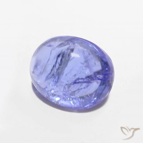 Tanzanite Bleu violet intense naturelle ovale, 3.54 ct, Transparent