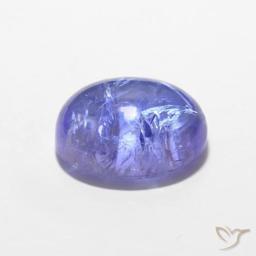 Tanzanite Bleu violet intense naturelle ovale, 3.54 ct, Transparent