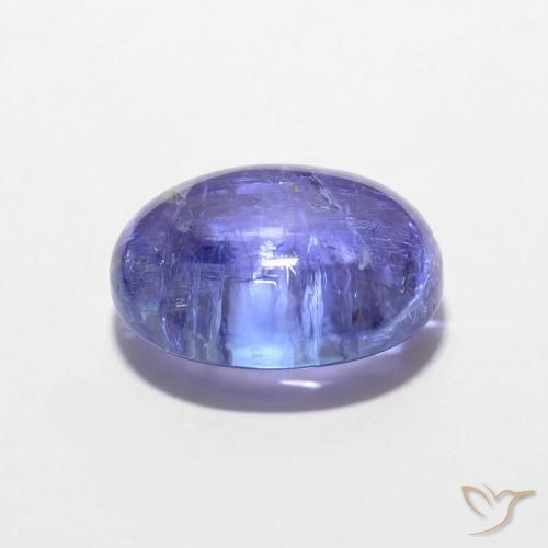 Tanzanite Bleu violet intense naturelle ovale, 3.38 ct, Transparent