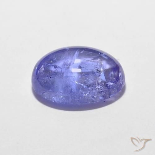 Tanzanite Bleu violet intense naturelle ovale, 2.99 ct, Transparent