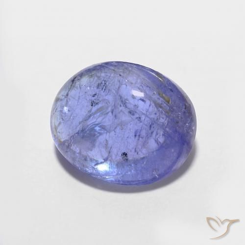 Tanzanite Bleu violet intense naturelle ovale, 3.69 ct, Transparent