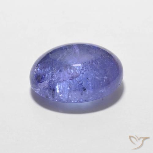 Tanzanite Bleu violet intense naturelle ovale, 3.69 ct, Transparent