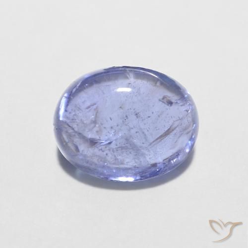 Tanzanite Bleu violet intense naturelle ovale, 1.86 ct, Transparent