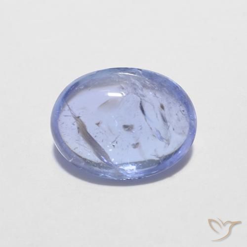 1.37ct Naturel Bleu violet intense Tanzanite, ovale, Transparent