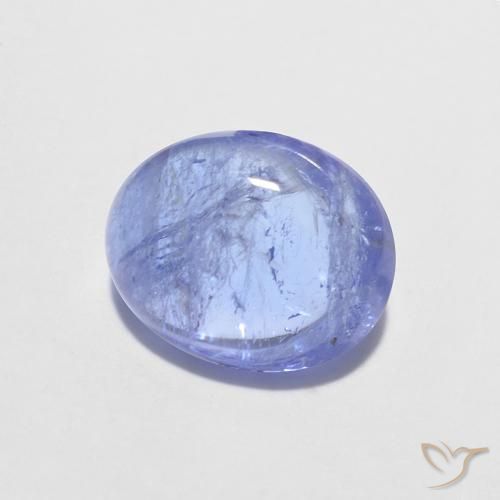 Tanzanite Bleu violet intense naturelle ovale, 1.64 ct, Transparent