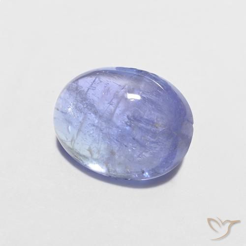 Tanzanite Bleu violet intense naturelle ovale, 1.70 ct, Transparent