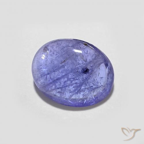 Tanzanite Bleu violet intense naturelle ovale, 2.10 ct, Transparent
