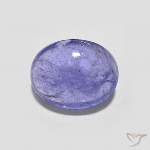 2.41ct Naturel Violet vif Tanzanite, ovale, Transparent