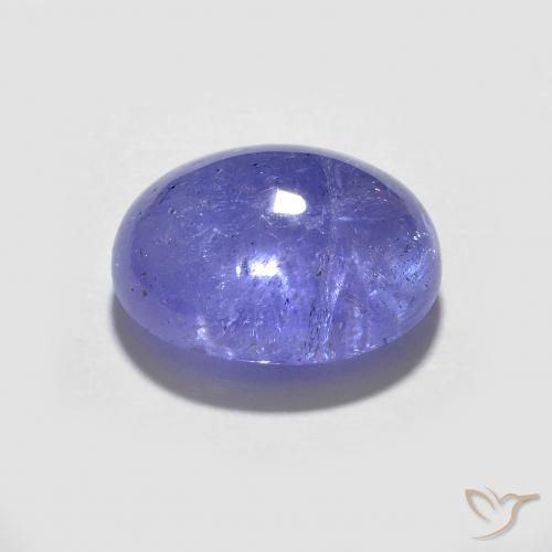 Tanzanite Bleu violet intense naturelle ovale, 2.61 ct, Transparent