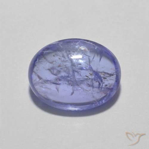 Tanzanite Bleu violet intense naturelle ovale, 3.33 ct, Transparent