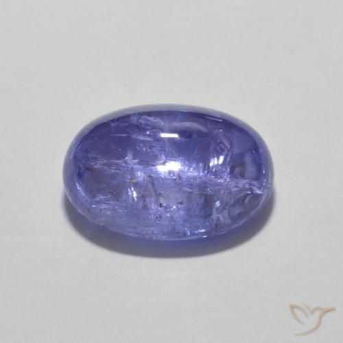 Tanzanite Bleu violet intense naturelle ovale, 3.33 ct, Transparent