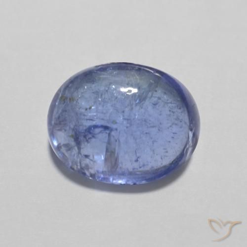 3.61ct Naturel Bleu violet intense Tanzanite, ovale, Transparent