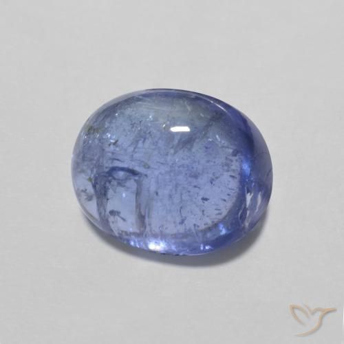 Tanzanite Bleu violet intense naturelle ovale, 3.61 ct, Transparent