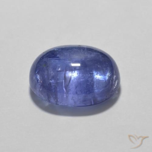 Tanzanite Bleu violet intense naturelle ovale, 3.61 ct, Transparent