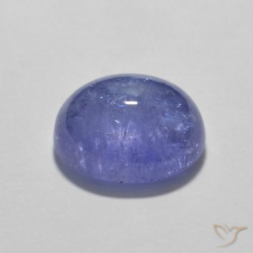 Tanzanite Bleu violet intense naturelle ovale, 3.93 ct, Transparent