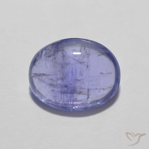 Tanzanite Bleu violet intense naturelle ovale, 2.98 ct, Transparent