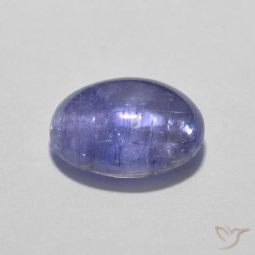 Tanzanite Bleu violet intense naturelle ovale, 2.98 ct, Transparent