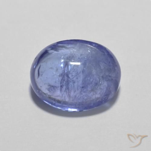 Tanzanite Bleu violet intense naturelle ovale, 3.59 ct, Transparent