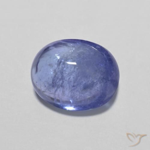 Tanzanite Bleu violet intense naturelle ovale, 3.59 ct, Transparent