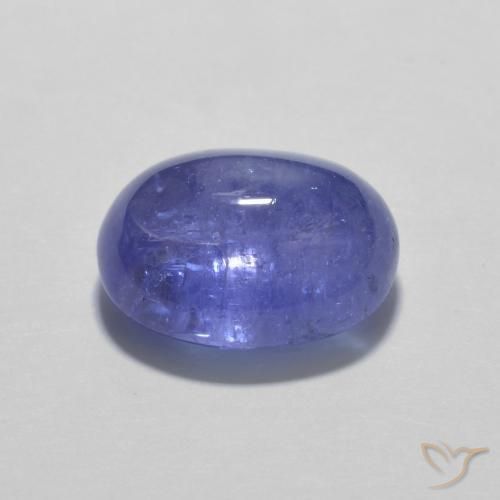 Tanzanite Bleu violet intense naturelle ovale, 3.59 ct, Transparent