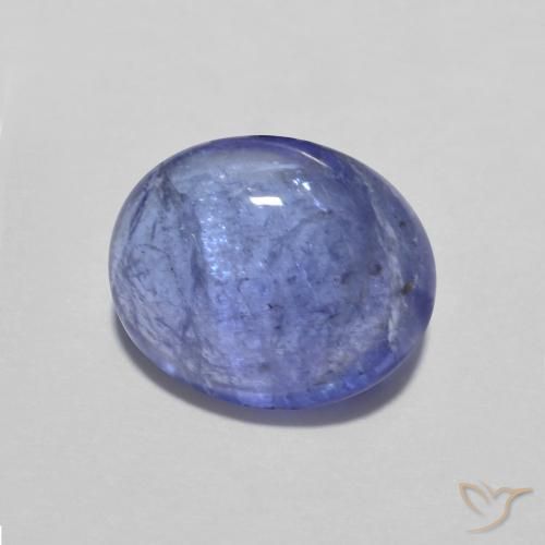 Tanzanite Bleu violet intense naturelle ovale, 3.12 ct, Transparent