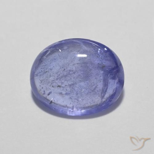 Tanzanite Bleu violet intense naturelle ovale, 2.93 ct, Transparent