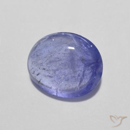 Tanzanite Bleu violet intense naturelle ovale, 2.93 ct, Transparent