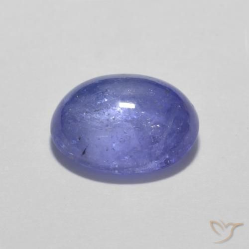 Tanzanite Bleu violet intense naturelle ovale, 2.93 ct, Transparent