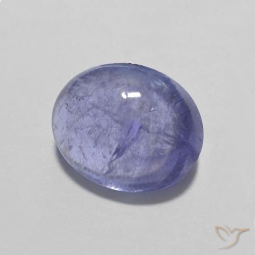 Tanzanite Bleu violet intense naturelle ovale, 3.89 ct, Transparent