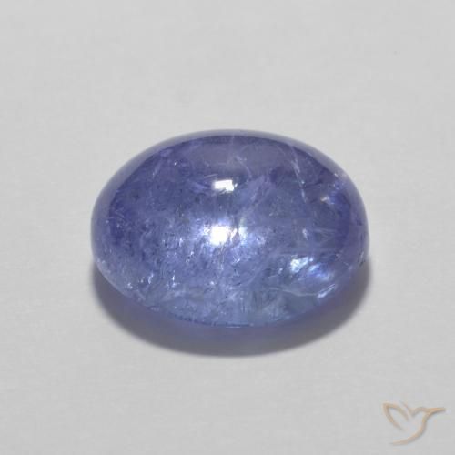 Tanzanite Bleu violet intense naturelle ovale, 3.89 ct, Transparent