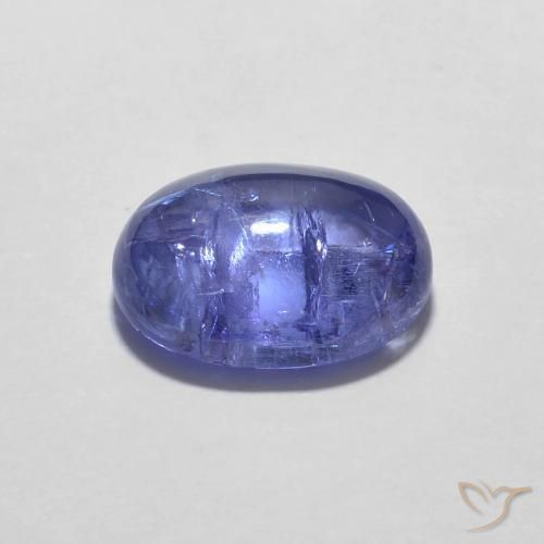 Tanzanite Bleu violet intense naturelle ovale, 3.02 ct, Transparent