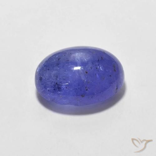 Tanzanite Bleu violet intense naturelle ovale, 2.46 ct, Translucide