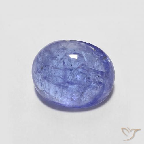 Tanzanite Bleu violet intense naturelle ovale, 2.45 ct, Transparent