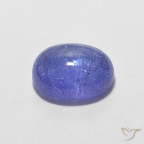 Tanzanite Bleu violet intense naturelle ovale, 2.45 ct, Transparent