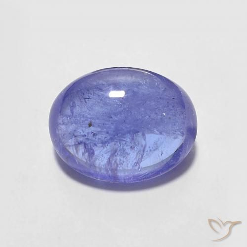 Tanzanite Bleu violet intense naturelle ovale, 2.78 ct, Transparent