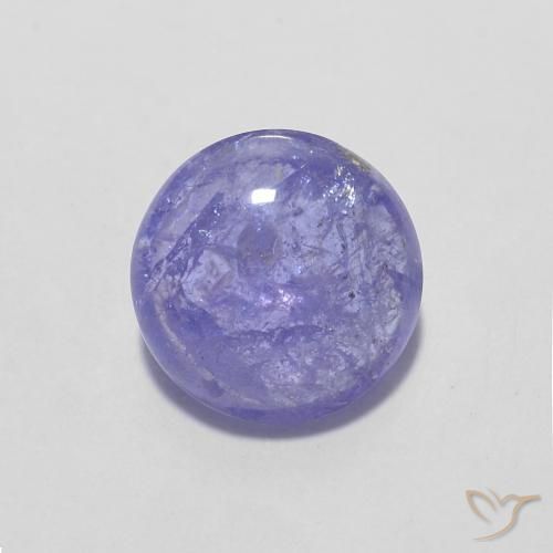 1.43ct Naturel Violet vif Tanzanite, Tour, Transparent
