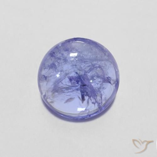 1.39ct Naturel Bleu violet intense Tanzanite, Tour, Transparent