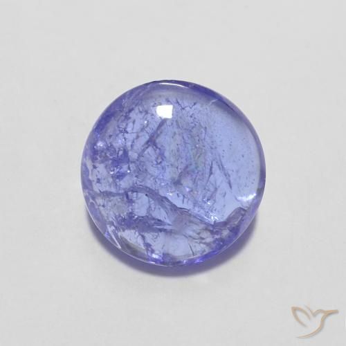 1.47ct Naturel Bleu violet intense Tanzanite, Tour, Transparent
