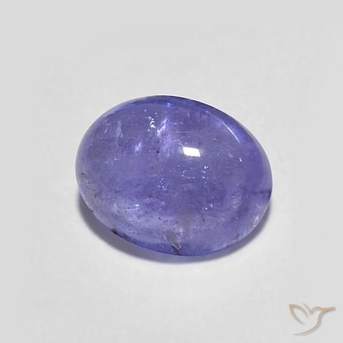 Tanzanite Bleu violet intense naturelle ovale, 2.50 ct, Transparent