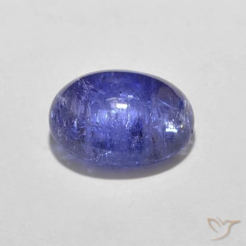 Tanzanite Bleu violet intense naturelle ovale, 2.40 ct, Transparent