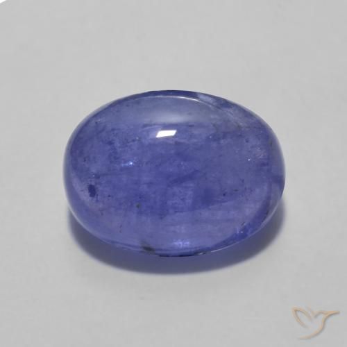 2.60ct Naturel Violet Bleu Tanzanite, ovale, Translucide