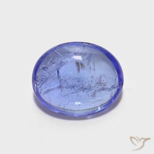 2.67ct Naturel Bleu violet intense Tanzanite, ovale, Transparent