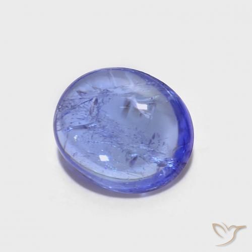 Tanzanite Bleu violet intense naturelle ovale, 2.67 ct, Transparent