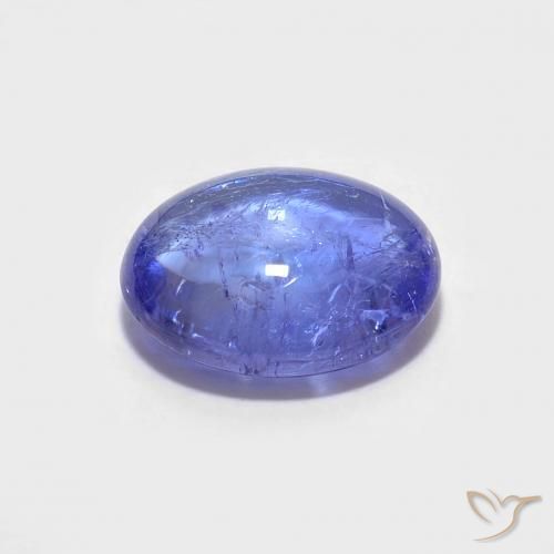 Tanzanite Bleu violet intense naturelle ovale, 2.67 ct, Transparent