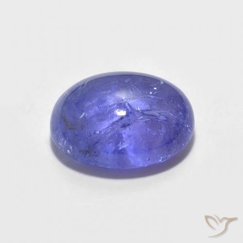 Tanzanite Bleu violet intense naturelle ovale, 3.43 ct, Transparent