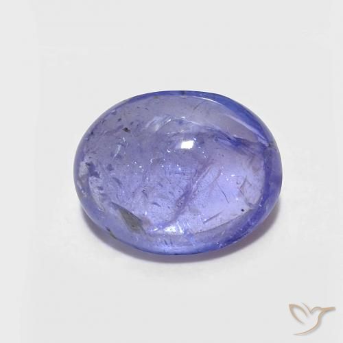 3.08ct Naturel Bleu violet intense Tanzanite, ovale, Transparent